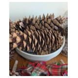 Large Holiday Pinecones