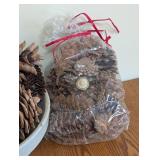 Large Holiday Pinecones