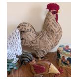 Assorted Decorative Roosters