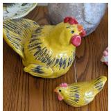 Adorable Rooster Decorative Figurines