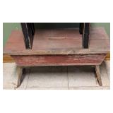 Pair of Painted Vintage Wood Stools