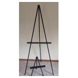 Two Black Easels
