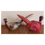 Pair of Large Bird Figurines