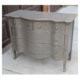 Vintage Painted Four Drawer French Provincial Dresser