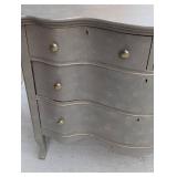 Vintage Painted Four Drawer French Provincial Dresser