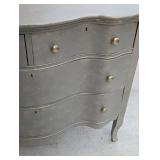 Vintage Painted Four Drawer French Provincial Dresser