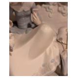 Lladro Feeding the Pigeons Porcelain Figurine