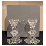 Pair of Waterford Crystal Chatham Candleholders