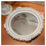 Rustic Style Small Wall Mirrors and Candleholder