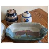 Lovely Stoneware Dishes including Artisan Pottery Dishes