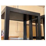 Pair of Espresso Wood Bookshelves