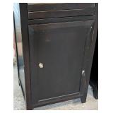 Pair of Espresso Wood Bookshelves