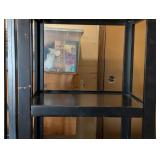 Pair of Espresso Wood Bookshelves