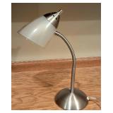 Adjustable Silver Desk Lamp
