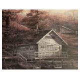 Small Framed Autumn Shoreline Print by Terry Redlin