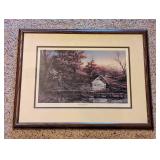 Small Framed Autumn Shoreline Print by Terry Redlin