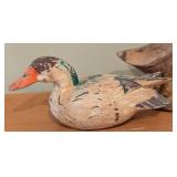 Pair of Decorative Wood Ducks