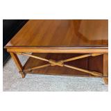 Large Wood Stylish Coffee Table