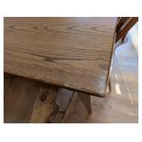 Vintage Windsor Back Chair and Dining Table Set