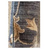 New Mohawk Blue Floral Area Rug