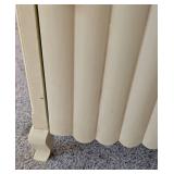 Pale Yellow Painted Petite Wood Storage Cabinet