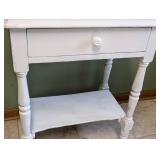 Vintage Painted Wood Accent Table
