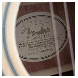 Fender Natural Wood Acoustic Guitar