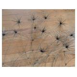 Curtis Jere Brass Pom Pom Wall Sculpture