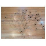 Curtis Jere Brass Pom Pom Wall Sculpture