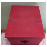 Vintage Painted Farmhouse Dough Table Vintage Painted Wood Storage Table