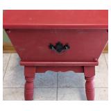 Vintage Painted Farmhouse Dough Table Vintage Painted Wood Storage Table