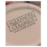 Decorative Ceramic Cow and Roosters Pitchers and Creamers