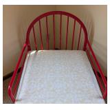 Red Metal Toddler Bed Frame