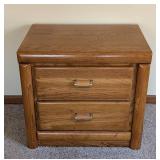 Vintage Oak Nightstand
