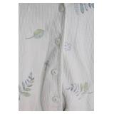 Artisans Floral Embroidery Button-Up Jacket