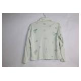 Artisans Floral Embroidery Button-Up Jacket