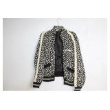 Jamie Sadock Black and White Polka Dot Jacket, Size S