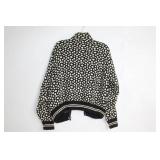 Jamie Sadock Black and White Polka Dot Jacket, Size S