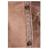 Oxford & Fulham Leather Shirt Jacket - Size L