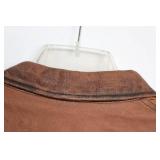 Oxford & Fulham Leather Shirt Jacket - Size L