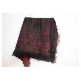 Child Size Blanket with Floral Design