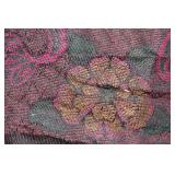 Child Size Blanket with Floral Design