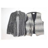 Philip Stuart Vest and Crossings Shirt Set, Large Long