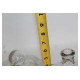 Set of Clear Glass Storage Jars