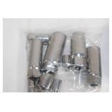 Set of 5 Bags Assorted Deep Sockets SAE/MM