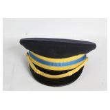 Vintage Berkshire Deluxe Military Dress Cap Size 7