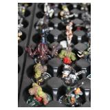 Collection of 100 Heroclix Miniature Figures with Base Dials