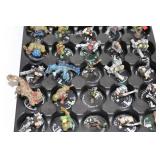 Collection of 100 Heroclix Miniature Figures with Base Dials