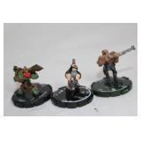 Collection of 100 Heroclix Miniature Figures with Base Dials