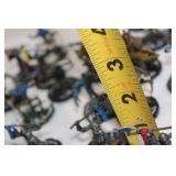 Collection of 40 Heroclix Miniature Figures for Tabletop Gaming